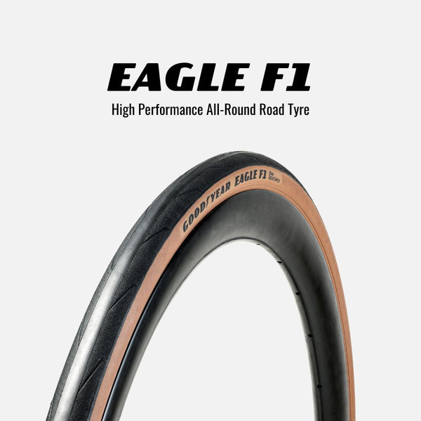 Goodyear Road Tyre Eagle F1 Tubeless 25 Mm Tan