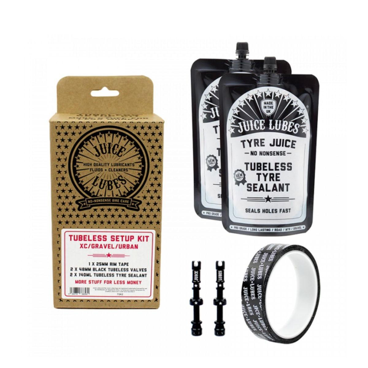 Juice Lubes Tubeless Setup Kits