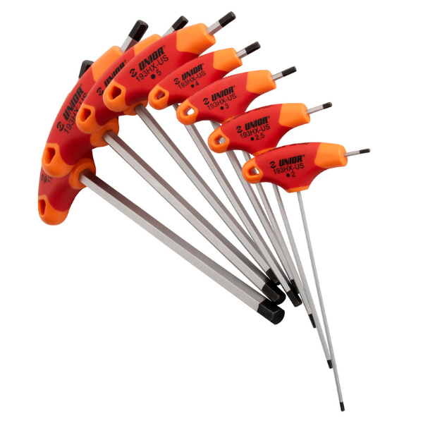 Unior T-Handle Hex Wrench Set