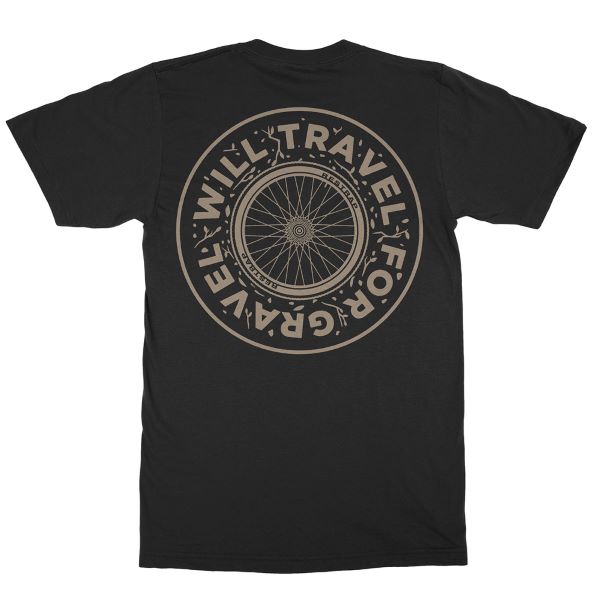 Restrap Will Travel For Gravel Tee