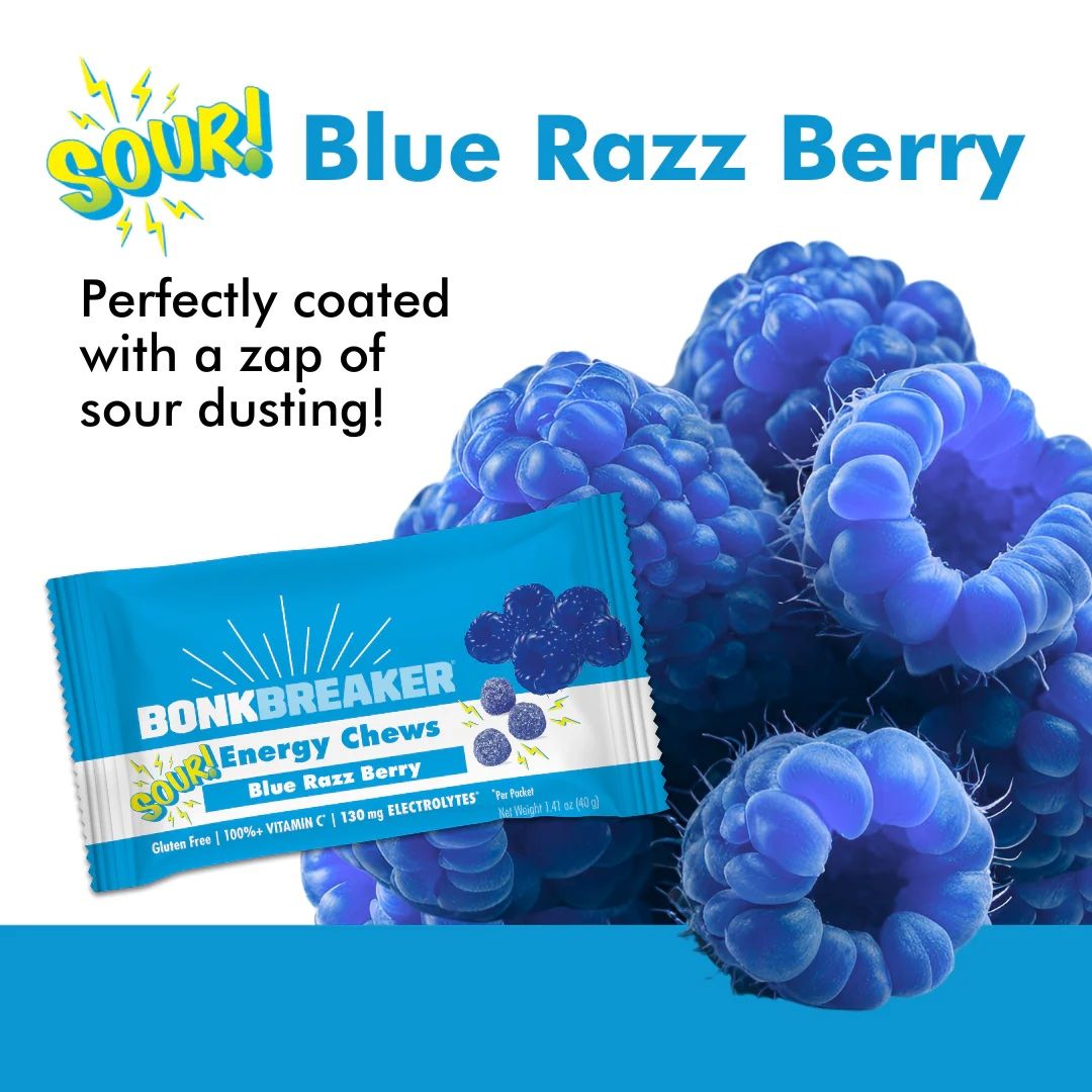 Bonk Breaker Blue Razz Berry Energy Chews