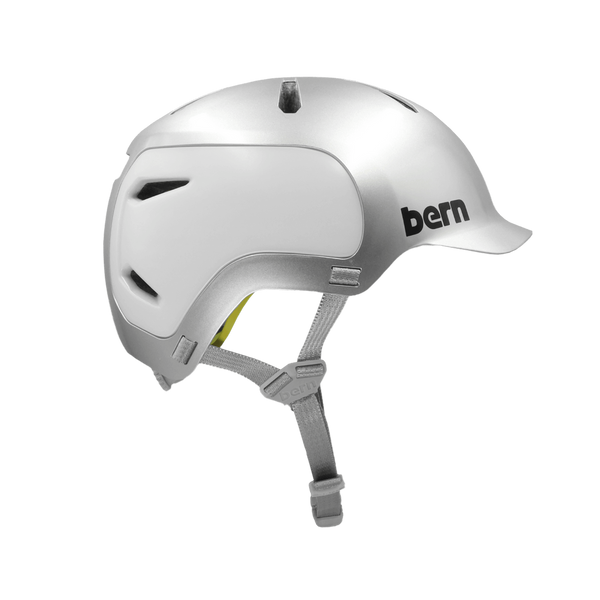 Bern Watts 2.0 MIPS Metallic Silver Tonal