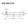 Enduro Headset Bearing 37 x 48 x 6.5 36x45°