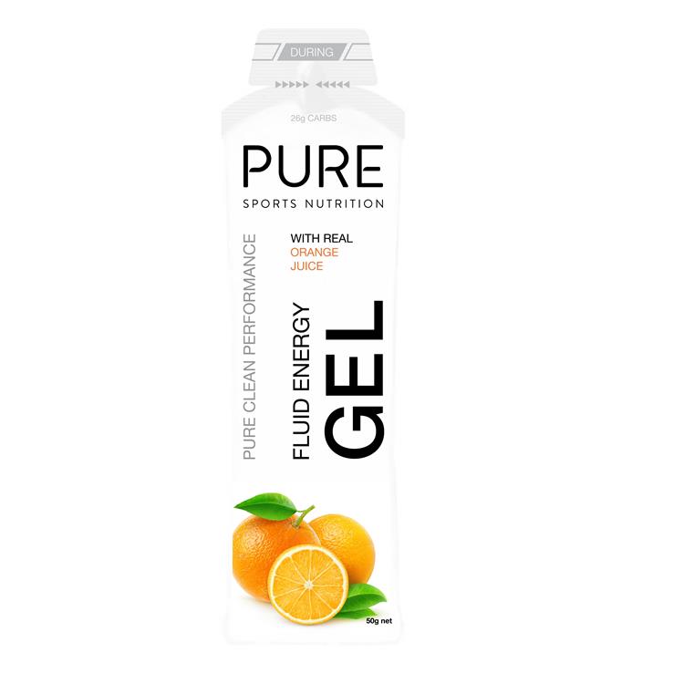 PURE Sports Nutrition Fluid Energy Gel 50g